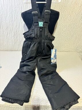 Iceberg Black Kids Snow Overalls